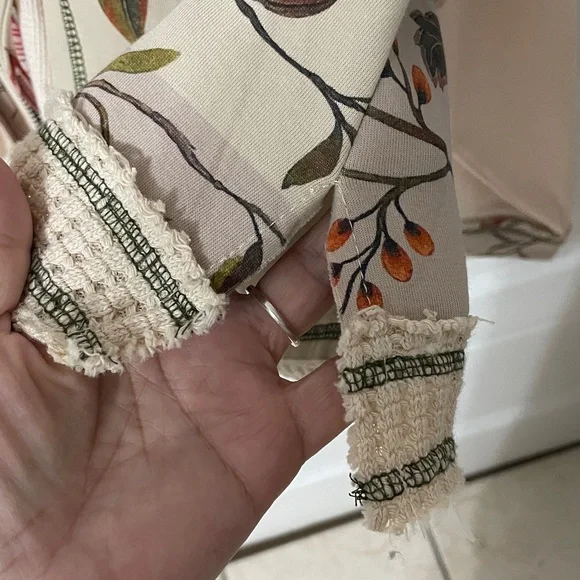 Pol Floral Patchwork Hoodie In Size Small. - Picture 7 of 15